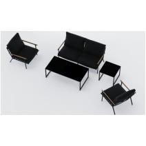  Калма черная, алюминий / тик / стекло - 15%, фото 6 