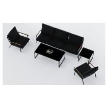  Калма черная, алюминий / тик / стекло - 15%, фото 5 