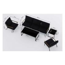  Калма черная, алюминий / тик / стекло - 15%, фото 13 