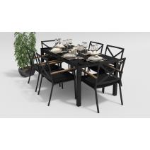  Калма черный, алюминий / тик, фото 4 