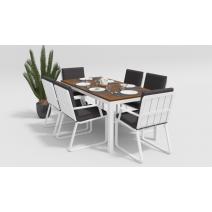  Белла 180 антрацит, алюминий / тик, фото 3 