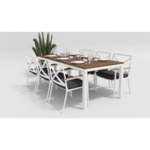  Белла 200 антрацит, алюминий / тик, фото 1 