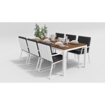  Белла 200 антрацит, алюминий / тик, фото 1 