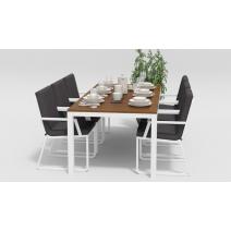  Белла 200 антрацит, алюминий / тик, фото 2 