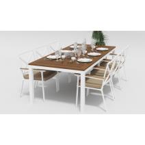  Белла 220 бежевая, алюминий / тик, фото 2 