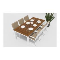  Белла 220 бежевая, алюминий / тик, фото 5 