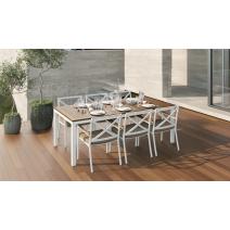  Белла 200 бежевая, алюминий / тик, фото 1 