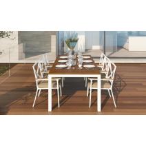  Белла 200 бежевая, алюминий / тик, фото 2 