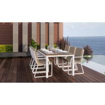  Белла 220 бежевая, алюминий / тик, фото 1 