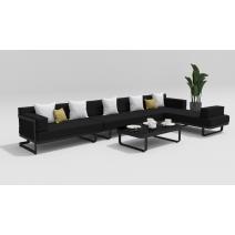  Hacienda черная, алюминий / стекло, фото 1 