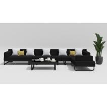  Hacienda черная, алюминий / стекло, фото 2 