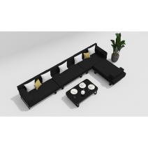  Hacienda черная, алюминий / стекло, фото 3 