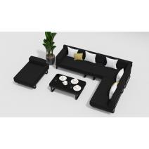  Hacienda черная, алюминий / стекло, фото 4 