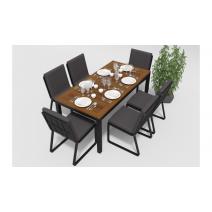  Белла 180 антрацит, алюминий / тик, фото 2 