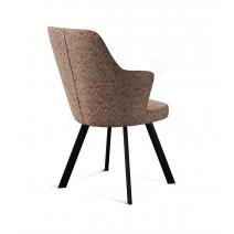  Стул DikLine 235 поворотный, NS05 CAPPUCCINO, ножки черные, фото 4 