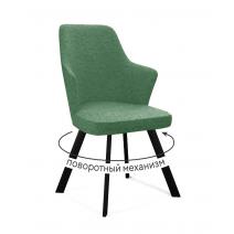  Стул DikLine 235 поворотный, NS Pine зеленый, ножки черные, фото 1 