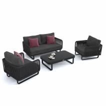  Лаунж зона БЕЛЛИСА с двухместным диваном - маренго, фото 3 