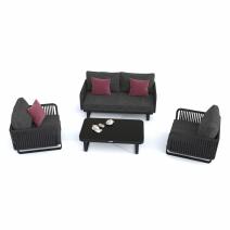  Лаунж зона БЕЛЛИСА с двухместным диваном - маренго, фото 4 