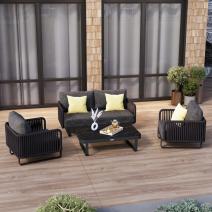  Лаунж зона БЕЛЛИСА С с двухместным диваном - маренго, фото 1 