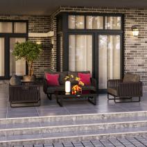  Лаунж зона БЕЛЛИСА с двухместным диваном - маренго, фото 1 