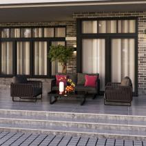  Лаунж зона БЕЛЛИСА с двухместным диваном - маренго, фото 2 