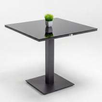  Стол обеденный КАНА алюминий, стекло 80x80 см (1 ножка), фото 2 