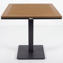  Стол обеденный МИРРА алюминий, поливуд 80х80 см (1 ножка), фото 2 