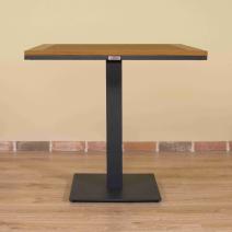  Стол обеденный МИРРА алюминий, поливуд 80х80 см (1 ножка), фото 4 