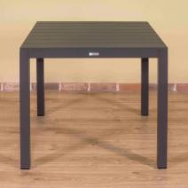  Стол обеденный ДОЛЛА алюминий 80х80 см (4 ножки), фото 6 