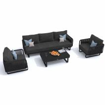  Лаунж зона БЕЛЛИСА С с трехместным диваном - маренго, фото 1 