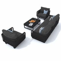  Лаунж зона БЕЛЛИСА С с трехместным диваном - маренго, фото 2 