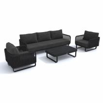  Лаунж зона БЕЛЛИСА С с трехместным диваном - маренго, фото 3 