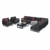  Лаунж зона угловая БЕЛЛИСА С модульная маренго, фото 4 