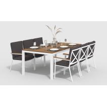  Белла 200 антрацит, алюминий / тик, фото 1 