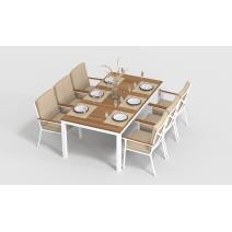  Белла 200 бежевая, алюминий / тик, фото 3 