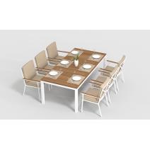  Белла 180 бежевая, алюминий / тик, фото 3 