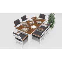  Белла 180 антрацит, алюминий / тик, фото 2 