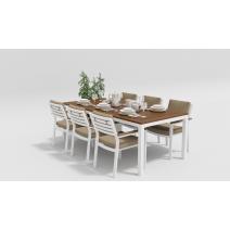  Белла 200 бежевая, алюминий / тик, фото 1 