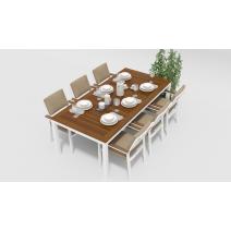  Белла 200 бежевая, алюминий / тик, фото 3 