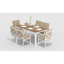  Калма С бежевый, алюминий / тик, фото 5 