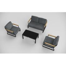  Voglie серая, алюминий / тик / стекло, фото 8 