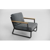  Voglie серая, алюминий / тик / стекло, фото 12 