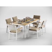  Patio Bella 180 белый, алюминий / тик, фото 4 