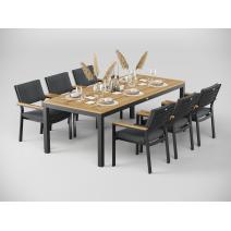  Patio Bella 220 серая, алюминий / тик, фото 1 