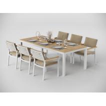  Patio Bella 220 бежевая, алюминий / тик, фото 3 