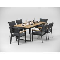  Voglie 180 серая, алюминий / тик, фото 1 