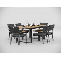  Voglie 180 серая, алюминий / тик, фото 3 