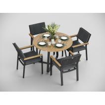  Patio Primavera  100 серая, алюминий / тик, фото 3 