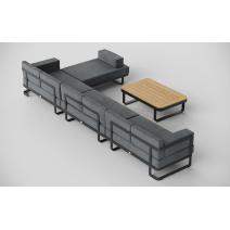  Hacienda серая, алюминий / тик, фото 5 