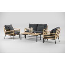  Patio Calma серая, тик / алюминий, фото 4 